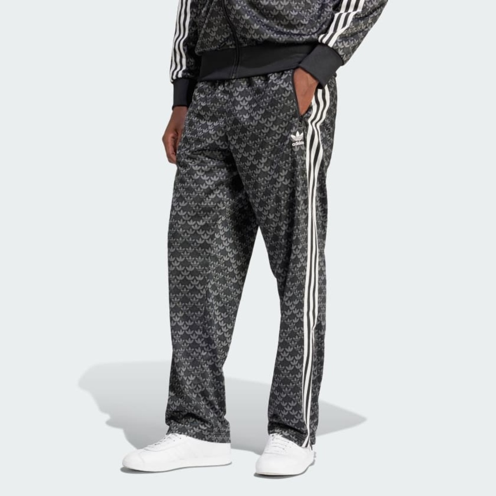 Adidas Monogram Black and White Track Pants